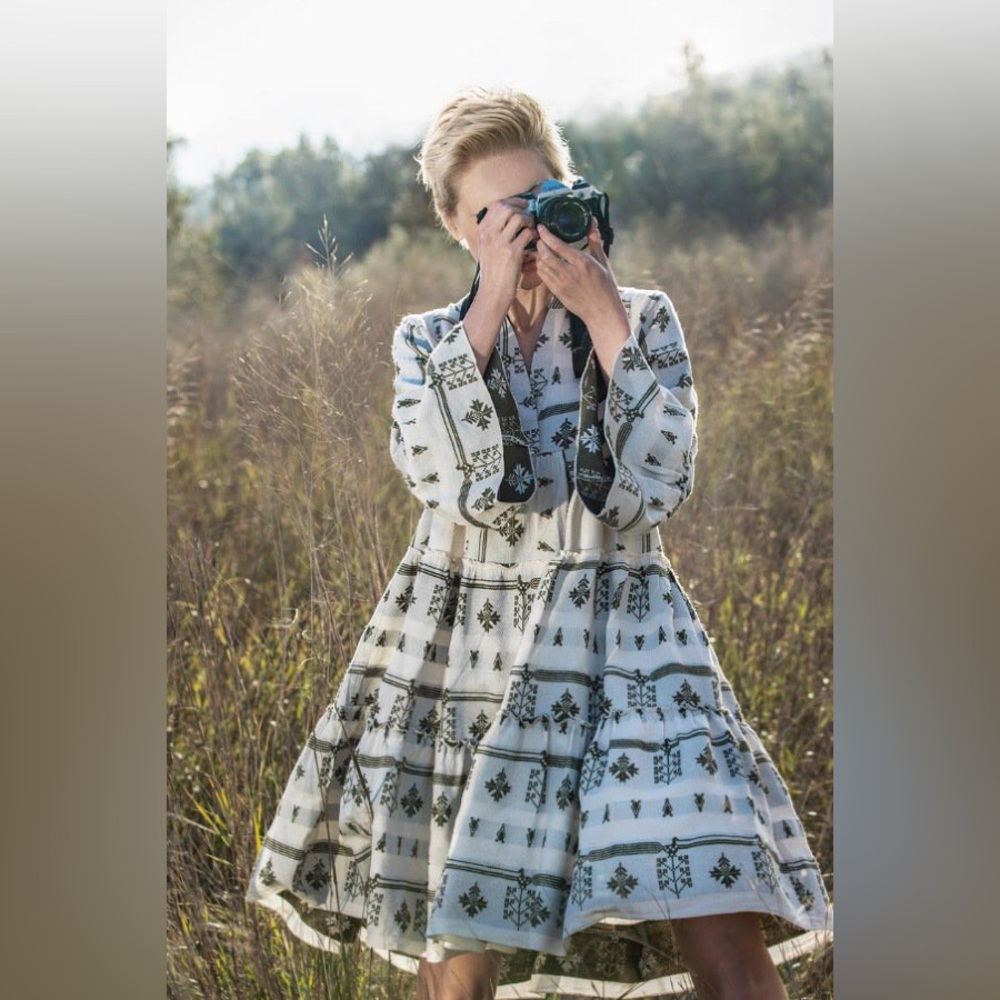 Devotion Twins XS Embroidered Dress Anthropologie